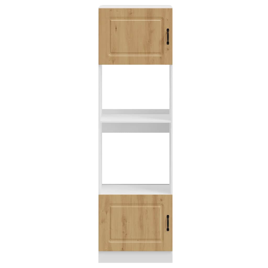 vidaXL Oven Cabinets 2 pcs Kalmar Artisan Oak Engineered Wood 4