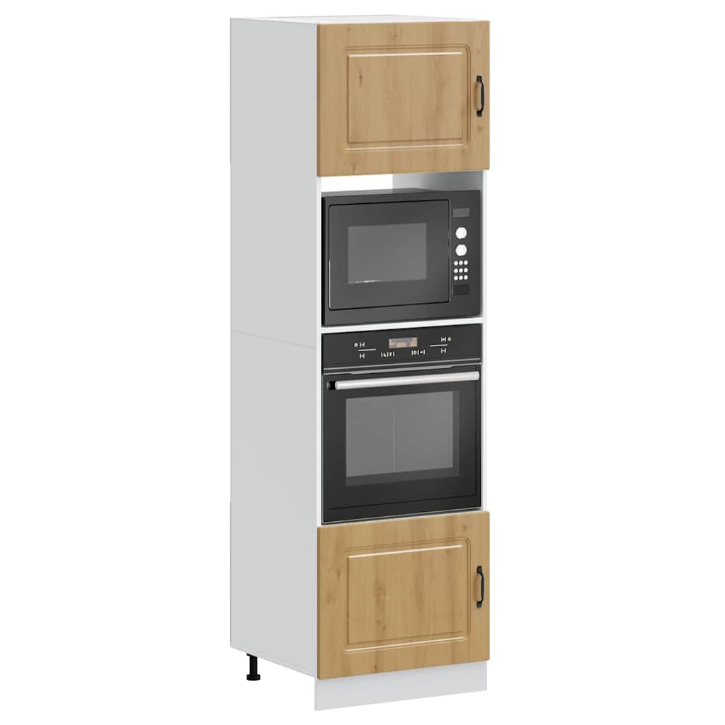 vidaXL Oven Cabinets 2 pcs Kalmar Artisan Oak Engineered Wood 1