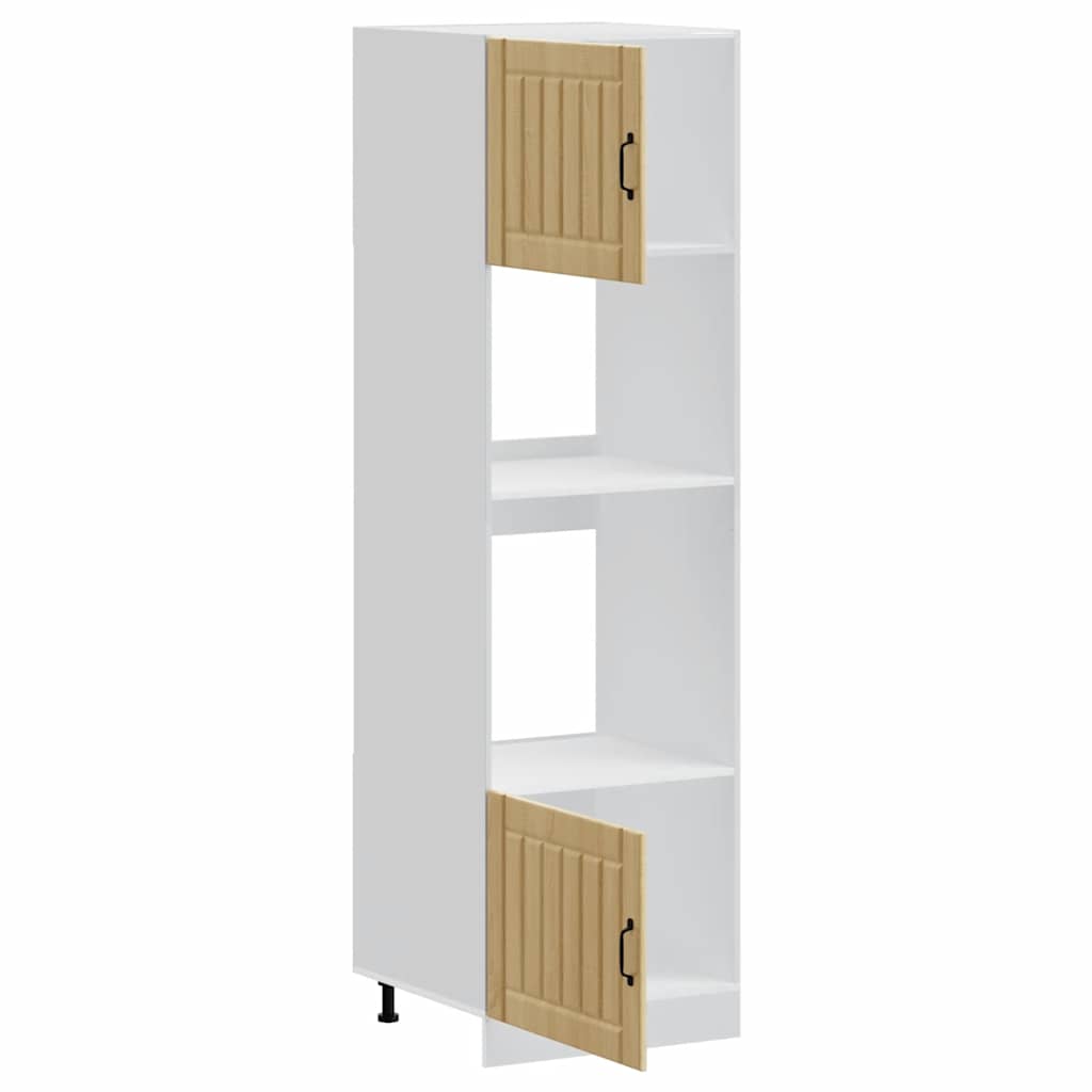vidaXL Oven Cabinets 2 pcs Lucca Sonoma Oak Engineered Wood 5