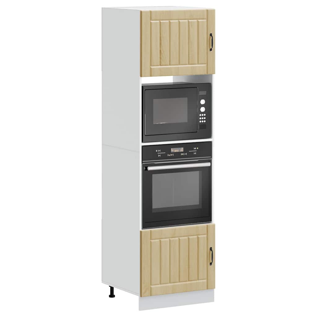 vidaXL Oven Cabinets 2 pcs Lucca Sonoma Oak Engineered Wood 1