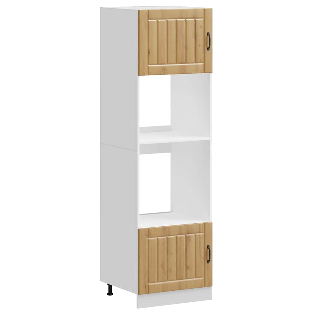vidaXL Oven Cabinets 2 pcs Lucca Artisan Oak Engineered Wood 2