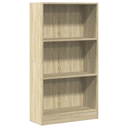 Bookcase 60x24x109 cm Engineered Wood Sonoma oak