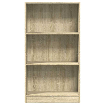 Bookcase 60x24x109 cm Engineered Wood Sonoma oak