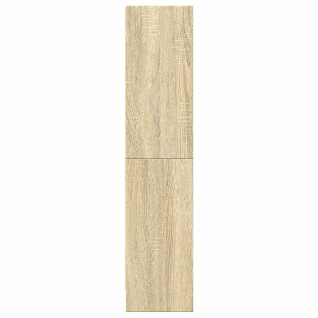 Bookcase 60x24x109 cm Engineered Wood Sonoma oak
