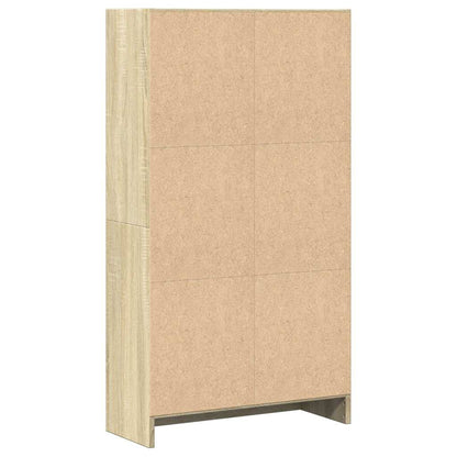 Bookcase 60x24x109 cm Engineered Wood Sonoma oak