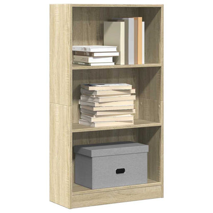 Bookcase 60x24x109 cm Engineered Wood Sonoma oak