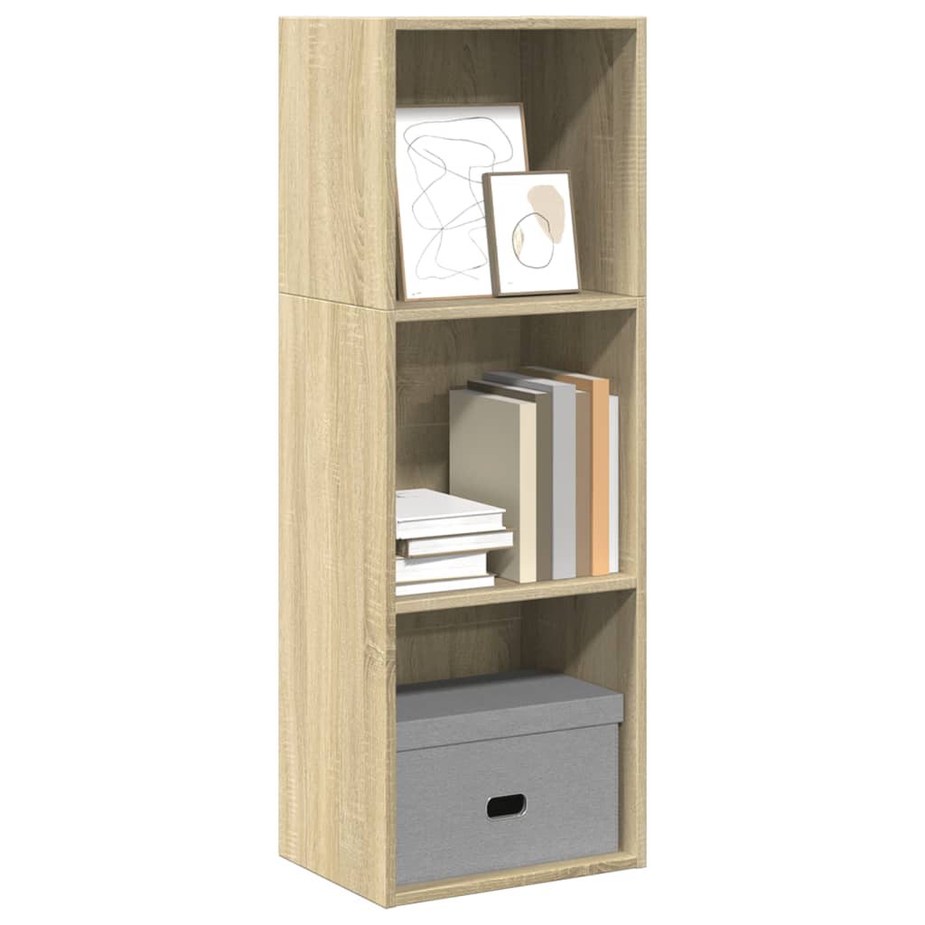 Bookcase 40x30x114 cm Engineered Wood Sonoma oak
