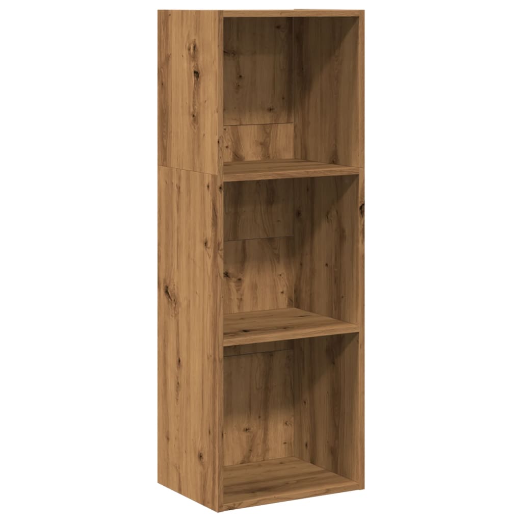 Bookcase 40x30x114 cm Engineered Wood Artisian oak