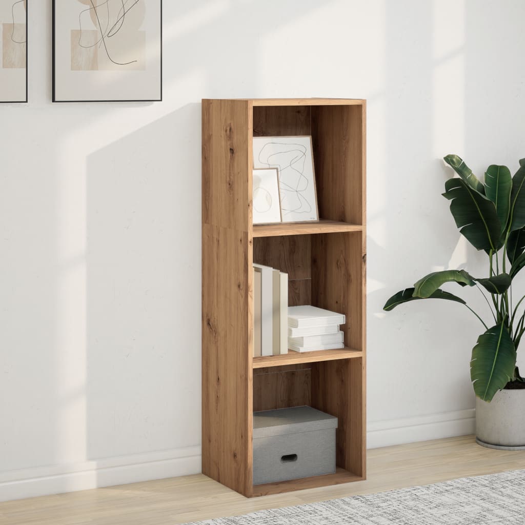 Bookcase 40x30x114 cm Engineered Wood Artisian oak