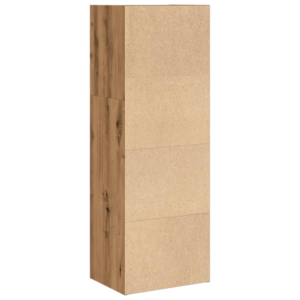 Bookcase 40x30x114 cm Engineered Wood Artisian oak