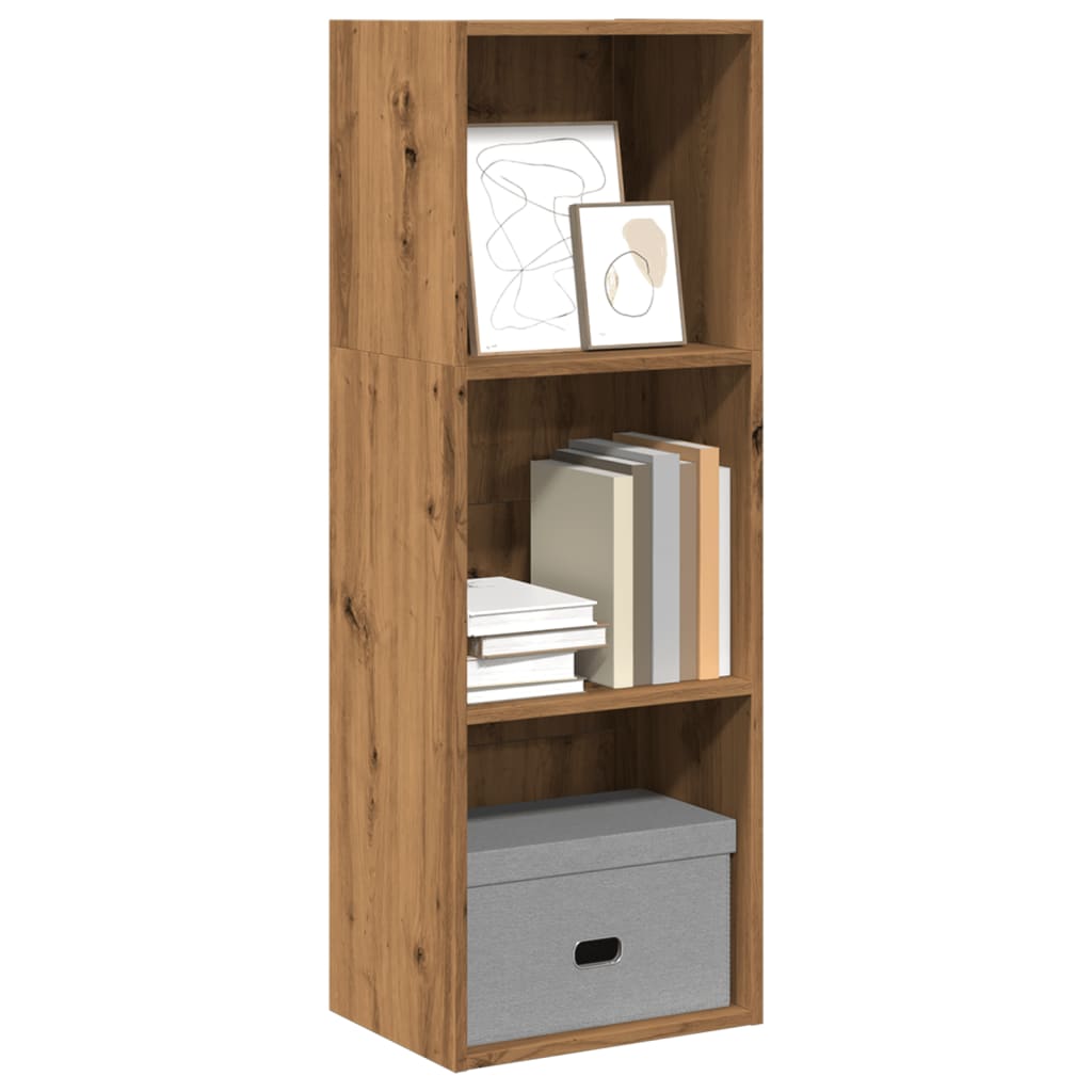 Bookcase 40x30x114 cm Engineered Wood Artisian oak