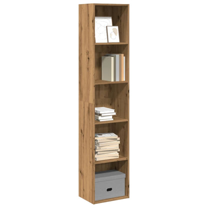 Bookcase 40x30x189 cm Engineered Wood Artisian oak