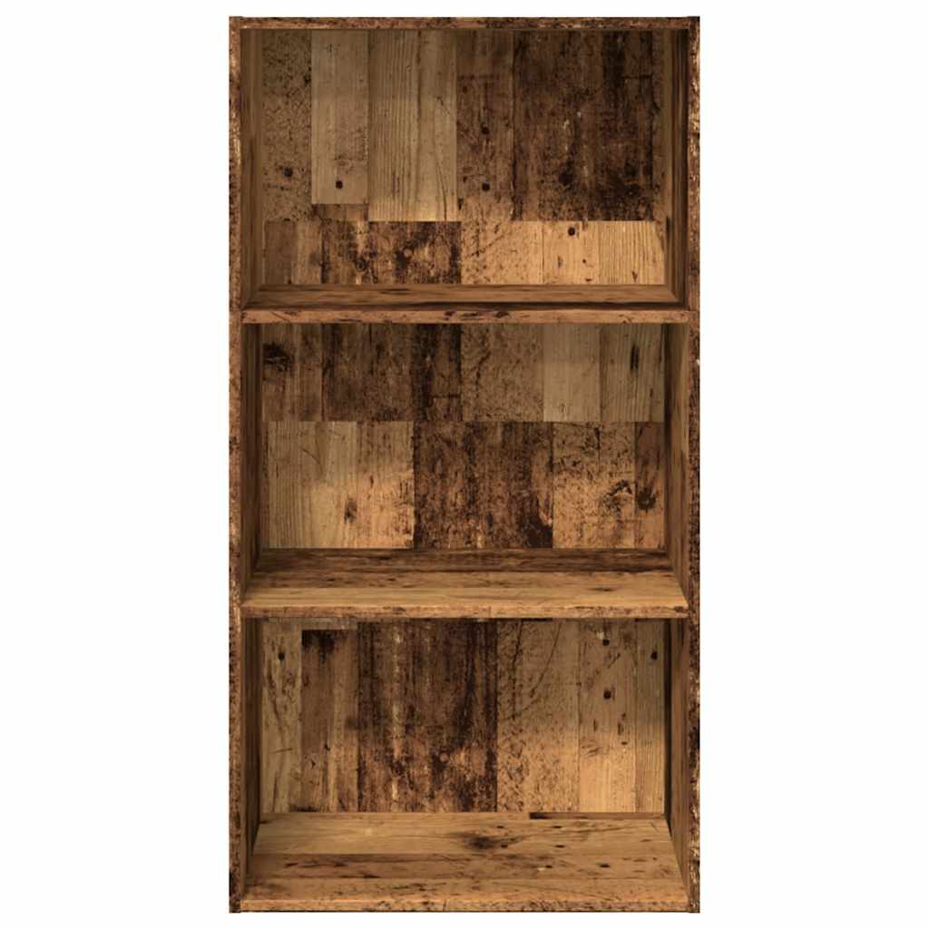Bookcase 60x30x114 cm Engineered Wood Old wood