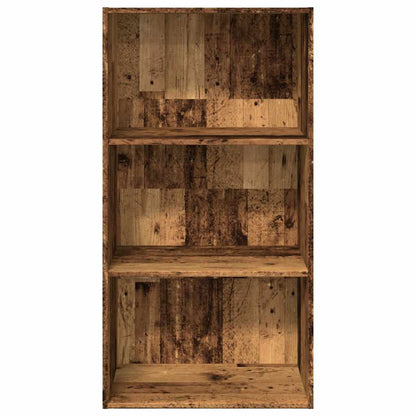 Bookcase 60x30x114 cm Engineered Wood Old wood