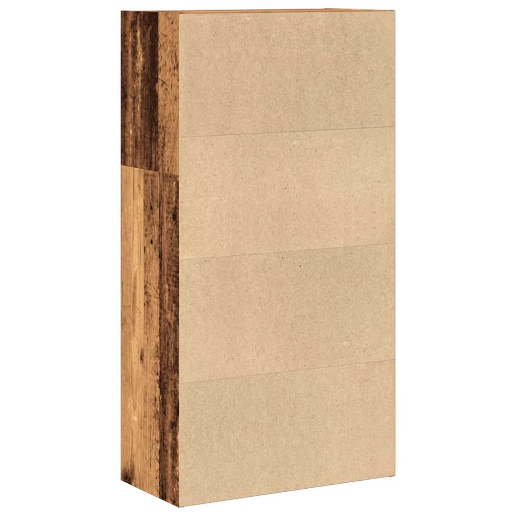Bookcase 60x30x114 cm Engineered Wood Old wood