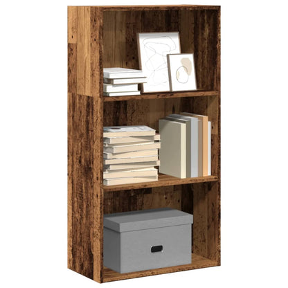 Bookcase 60x30x114 cm Engineered Wood Old wood