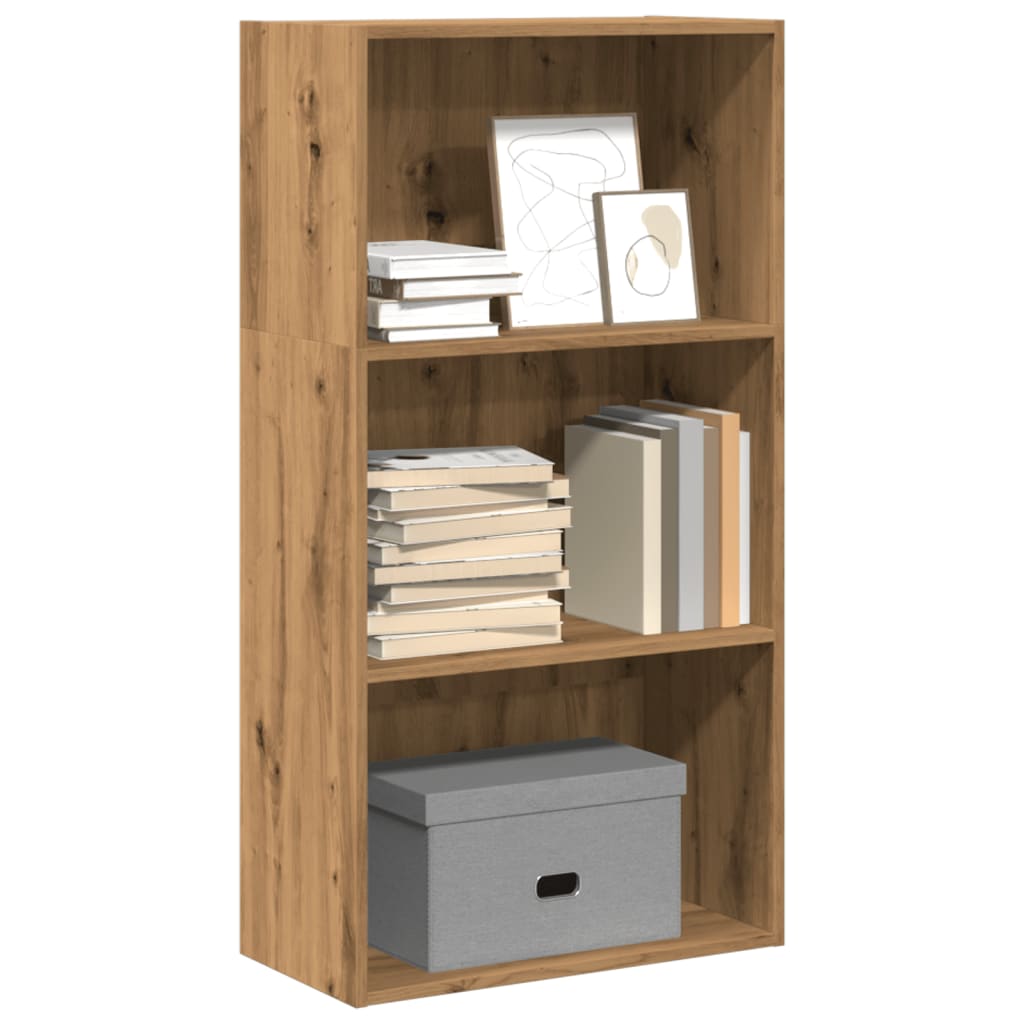 Bookcase 60x30x114 cm Engineered Wood Artisian oak