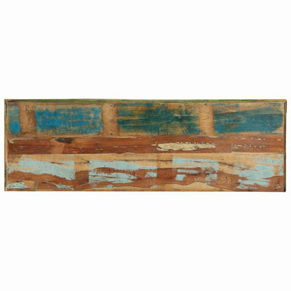 vidaXL Shoe Cabinet 110 x 35 x 40 cm Solid Reclaim Wood Brown 6