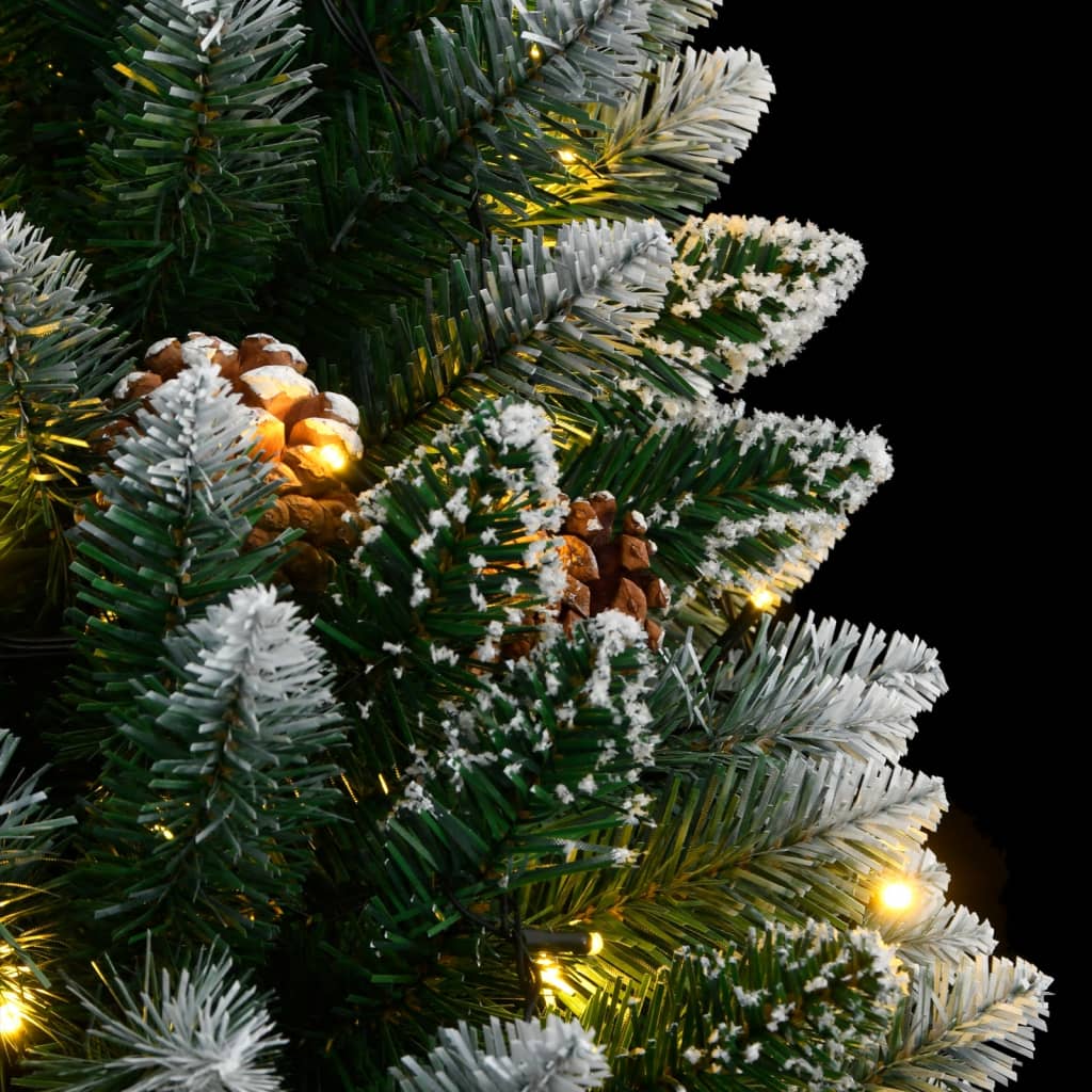 Artificial Christmas Tree Green 240 cm with LEDs