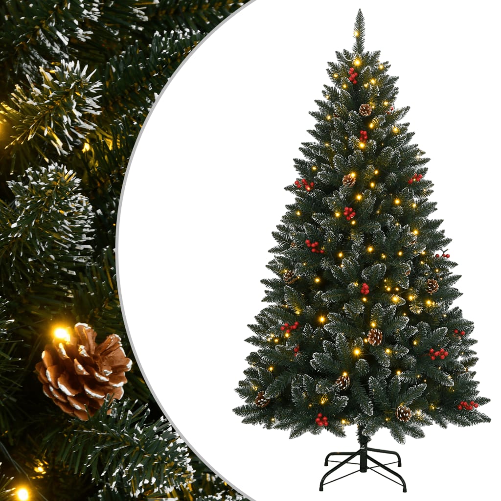 Artificial Christmas Tree Green 120 cm with LEDs