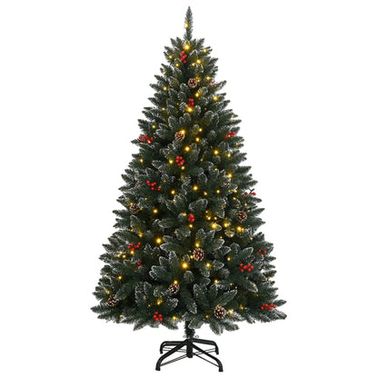 Artificial Christmas Tree Green 210 cm with LEDs