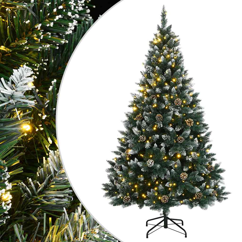 vidaXL Artificial Christmas Tree 300 LEDs 240 cm 1