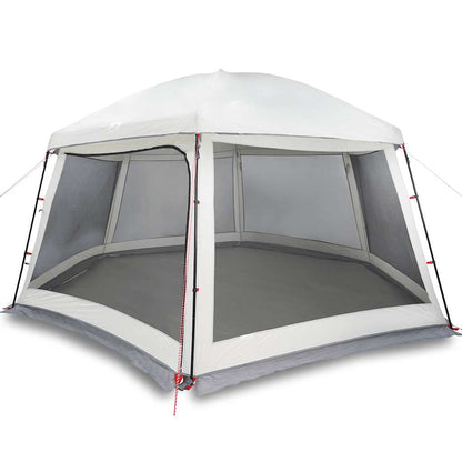 vidaXL Pool Tent with Removable Fly & Mesh Walls Grey 512x458 cm 2