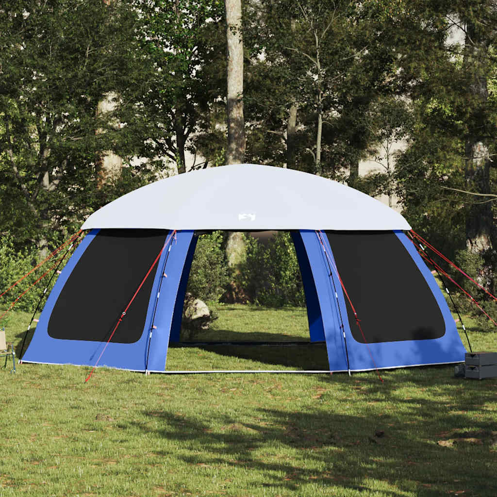 vidaXL Pool Tent with Removable Fly & Mesh Walls Azure Blue 690x690 cm 4
