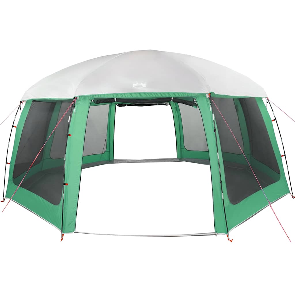 vidaXL Pool Tent with Removable Fly & Mesh Walls Sea Green 690x690 cm 6