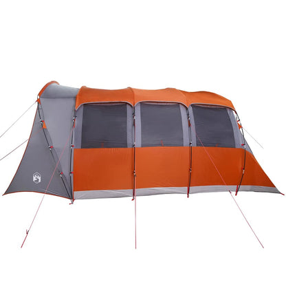 vidaXL Family Tent with Roof Grey and Orange 576 x 325 x 213 cm 5
