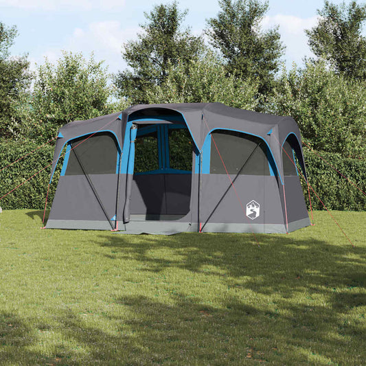 Family Tent 435 x 255 x 216 cm Polyester and Steel Blue 10-person