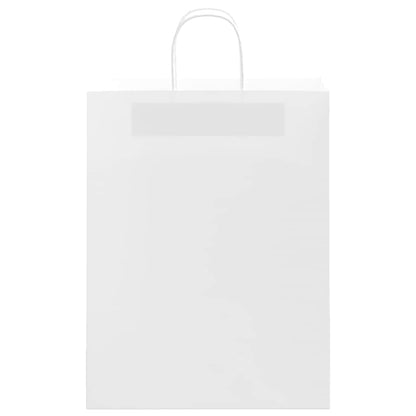 Paper Bags with Handles 250 pcs Width 32 cm White 42 cm 12 cm