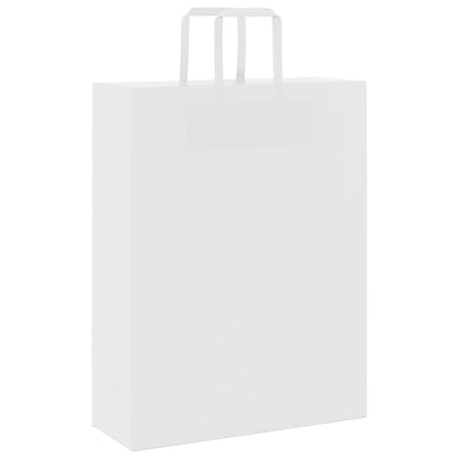 Paper Bags with Handles 250 pcs Depth 12 cm White 32 cm 42 cm