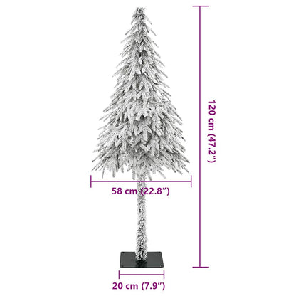 Artificial Christmas Tree White Polyethylene and Metal 120 cm