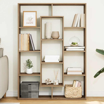 Book Cabinet Engineered Wood Width 102 cm Artisan oak 143 cm