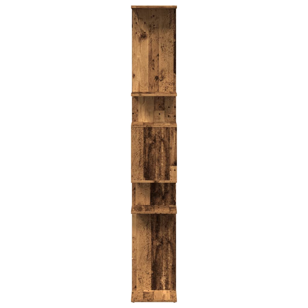 vidaXL Book Cabinet Smoked Oak 92x29x188 cm Engineered Wood 6