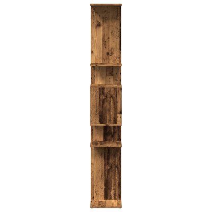 vidaXL Book Cabinet Smoked Oak 92x29x188 cm Engineered Wood 6