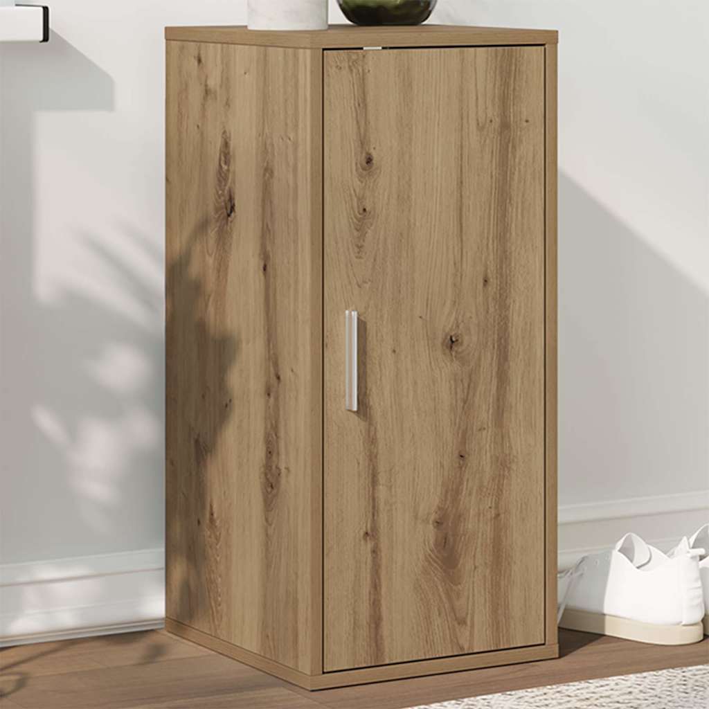 Shoe Cabinet 32x35x70 cm Engineered Wood Artisan oak Shoe cabinet with door