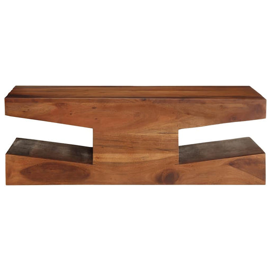 Coffee Table Solid Wood Acacia, image 2