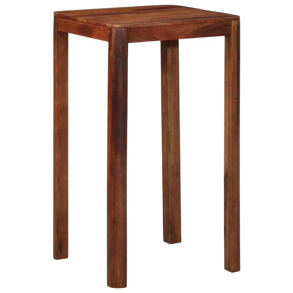 Bar Table Solid Wood Acacia 60 cm 107 cm 60 cm