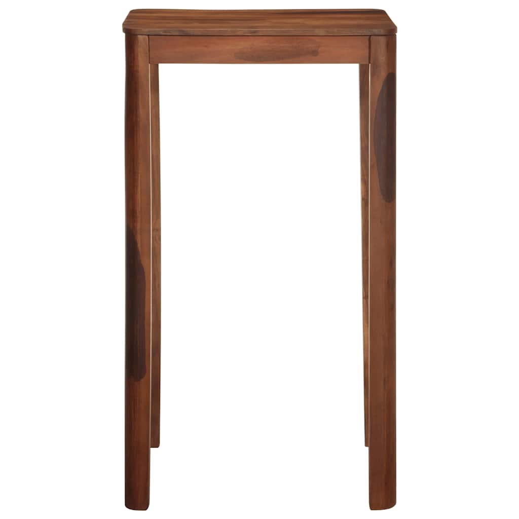 Bar Table Solid Wood Acacia 60 cm 107 cm 60 cm
