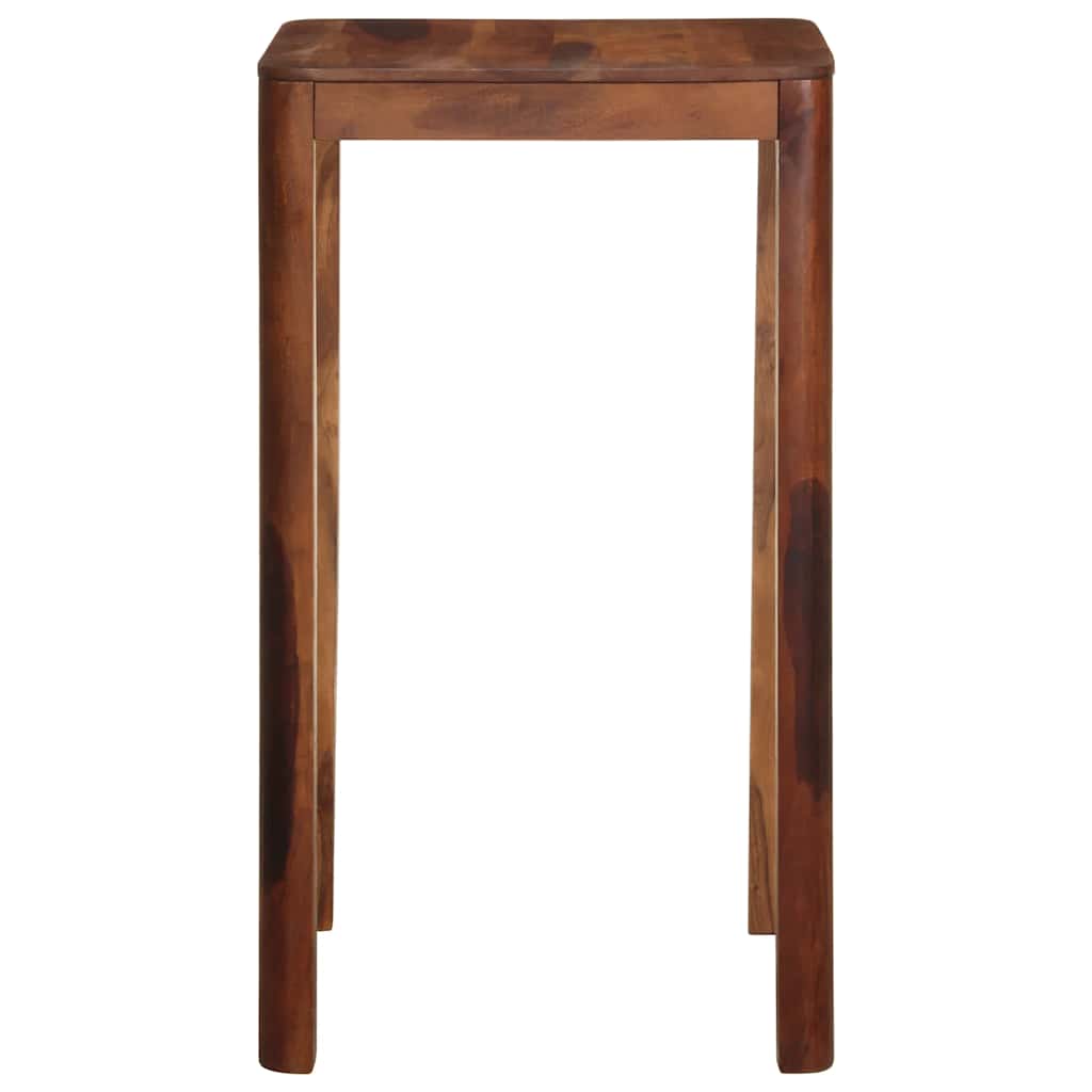 Bar Table Solid Wood Acacia 60 cm 107 cm 60 cm