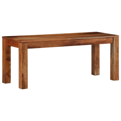 Bench Solid Wood Acacia 110 cm