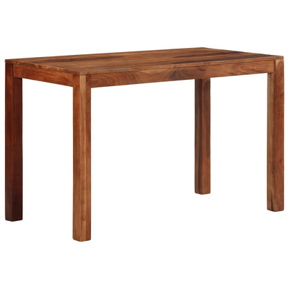 vidaXL Dining Table 120x60x76 cm Solid Wood Acacia 1