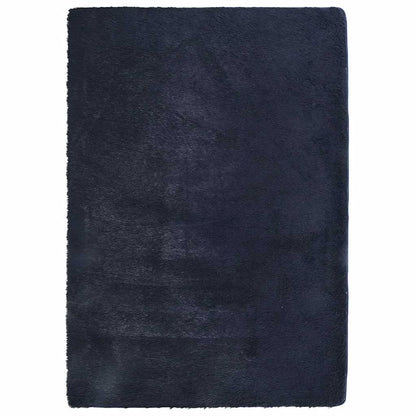Shaggy Rug High Pile NAVARRA Polyester Navy 240 x 340 cm