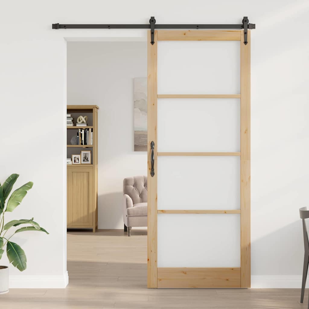 vidaXL Interior Door ORKDAL Brown 93 x 232 cm 1
