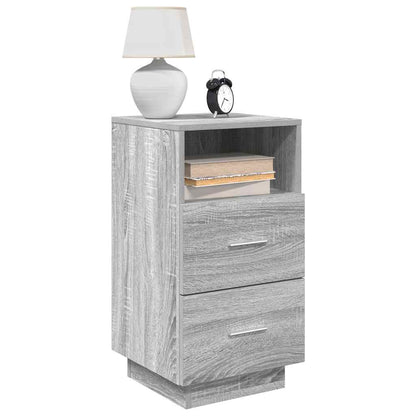 Bedside Cabinets with Drawers 36x36x68 cm Grey sonoma 1