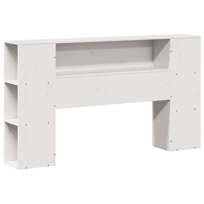 vidaXL Bookcase Bed without Mattress White 160x200 cm Solid Wood Pine 6