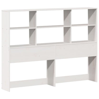 vidaXL Bed Frame without Mattress White 160x200 cm Solid Wood Pine 6