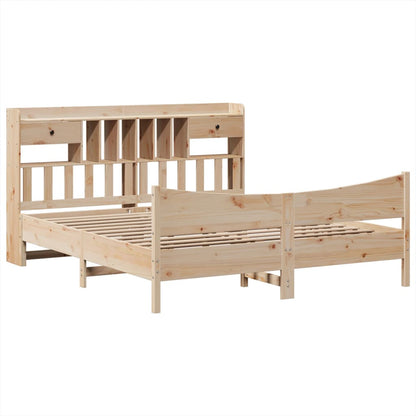 vidaXL Bed Frame without Mattress 180x200 cm Super King Solid Wood Pine 3